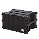 Gator Cases Pro Series Rotationsgeformtes 6U Rack-Gehäuse mit Flacher 13-Tiefe; (G-PRO-6U-13), Schwarz