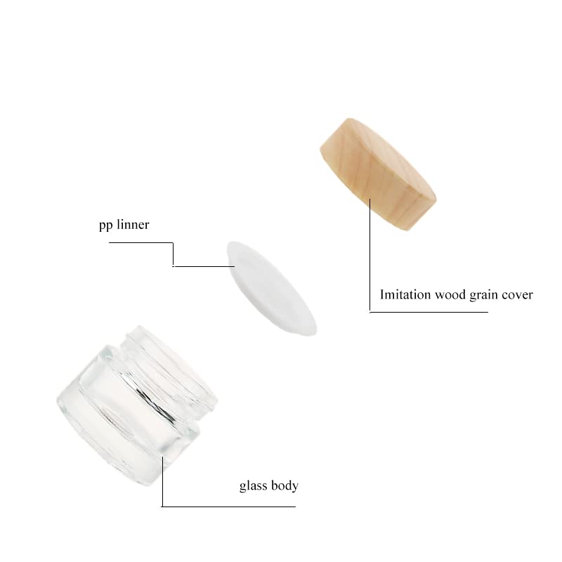 Contenitore cosmetico trasparente per balsamo per labbra vuoto riutilizzabile da 2/5 pezzi 8g acquista in modo economico - spedizione gratuita, recensioni reali con foto
