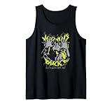 Star Wars Classic Jar Jar Binks Stylized Mocking Face Tank Top, Men, Black, Large