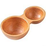Cucharas medidoras de doble extremo para cuchara de café en madera de nogal para una medición precisa de granos de café y molidos, adecuadas para uso en cocina (haya)