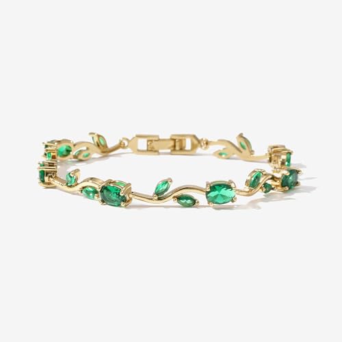 Image of SALTY Tulip Bracelet for Women Anti Tarnish | Fancy Floral Bracelet | Jewellery Gifts | Hand Band | Fashion Accessories for Girls | Minimal Jewelry Design | Gift for Rakhi | Gift for Diwali, Christmas, Marriage, Birthday