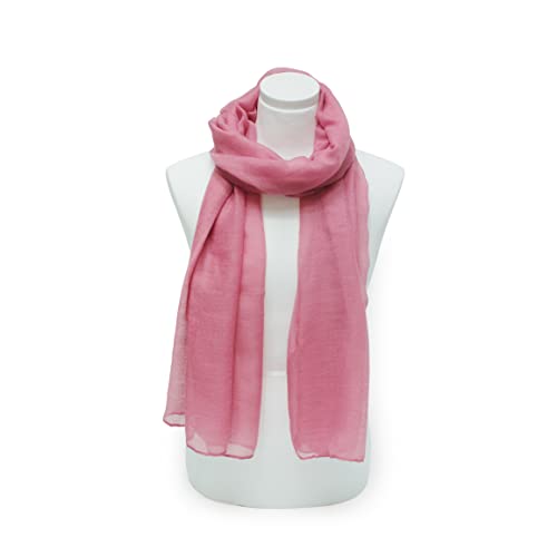 NEOAVT Spring Summer Cotton Feeling Women Solid Color Light Soft Long Scarf Wrap Shawl3