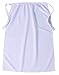 Girls Simple White 30" Long Peasant Apron