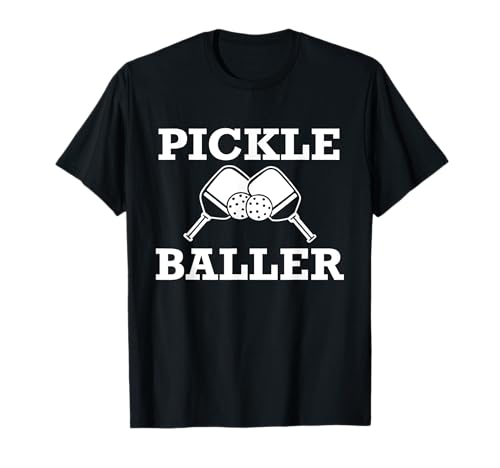 PICKLE BALLER PICKLEBALL Lustiger Paddelball Pickleballer Meme T-Shirt