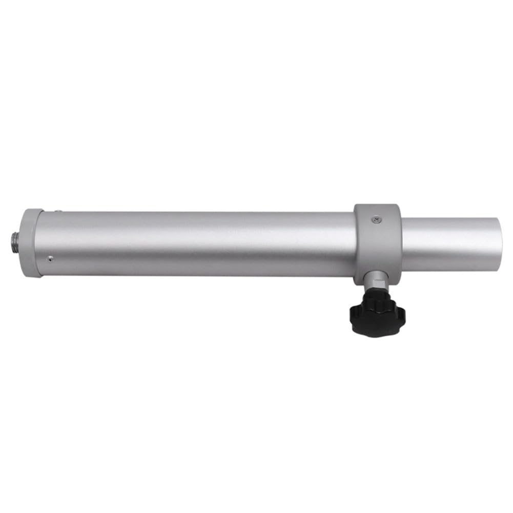 Base telescópica para patas de mesa de caravana, altura ajustable, pedestal de aleación de aluminio con perilla, soporte desmontable para barco, caravana, oficina, color plateado