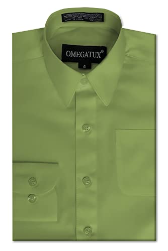 Chemise Marron Manches Longues Pour Garçon Imoga – Taille 6A Ajustée