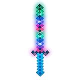 Fun Central LED Light Up Pixel 8-Bit Toy Sword for Kids