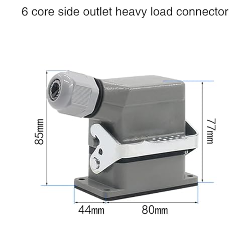 Conector rectangular de 6 pines para evitar fallos de corriente en maquinaria 2