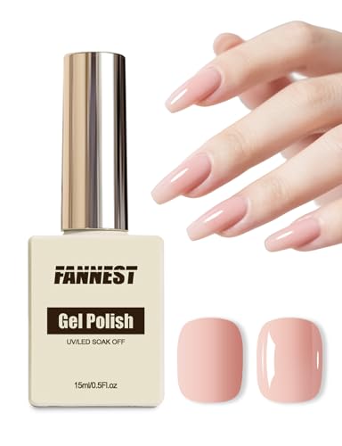 Esmalte en Gel Milky Pink 15 ML Para Uñas miniatura 4