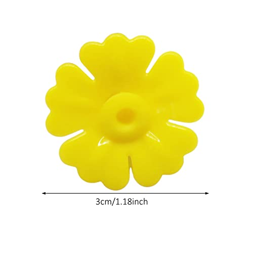 Flores de peças de reposição para alimentador de pássaros - 10 peças de peças de reposição para alim