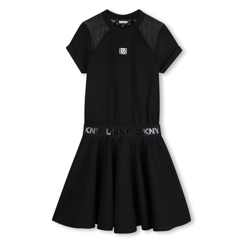 Vestido negro DKNY de niña 10 años casual y formal de moda