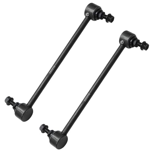 Image of Detroit Axle - AWD 8pc Struts Shocks Kit for Jeep 2007-2008 Patriot Compass 2 Front Struts with Coil Spring Assembly 2 Rear Shock Absorbers 4 Front Rear Sway Bar End Links Replacement Suspension