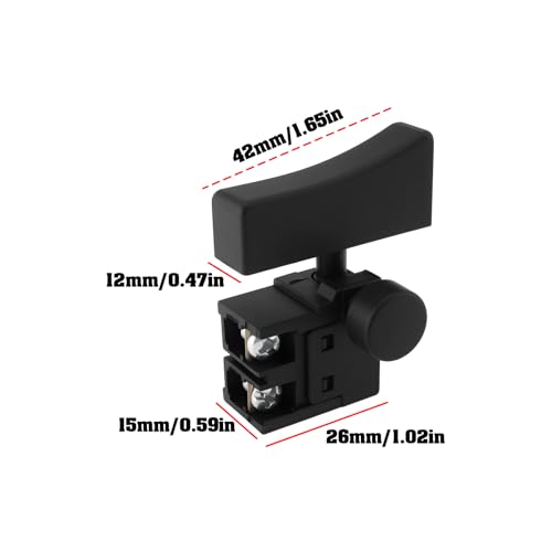 Create idea 2 Interruptores de Herramienta Eléctrica Modelo 6A Compatibles con Amoladoras Angulares Y Herramientas Eléctricas. - imagen 4