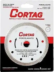 Cortag Disco de Corte Diamantado para Porcelanato, Ultra Fino, Profissional