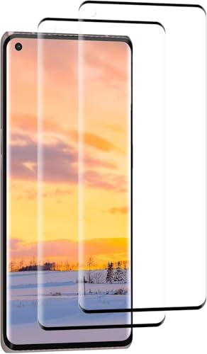 Xinyou Protector de pantalla de cristal templado para OPPO Find X3 Neo, antiarañazos, HD transparente, dureza 9H, fácil de instalar, 2 uds. Adecuado para OPPO Find X3 Neo