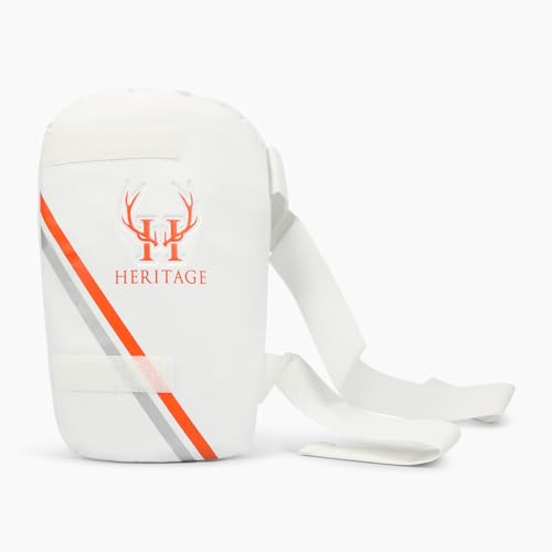 Heritage Cricket Thigh Pad Academy Premium Cotton Construction Ambidextrous Design Offers Superior Protection and Comfort (Small Adult)