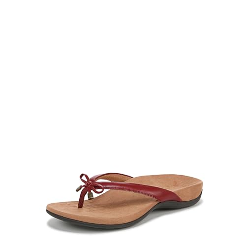 Image of Vionic Women's Rest Bella Toe Post Sandal- Supportive Ladies Orthotic Sandals that include Three Zone Comfort with Arch Support- Flip Flop for Ladies, Medium and Wide Width Size 5-12