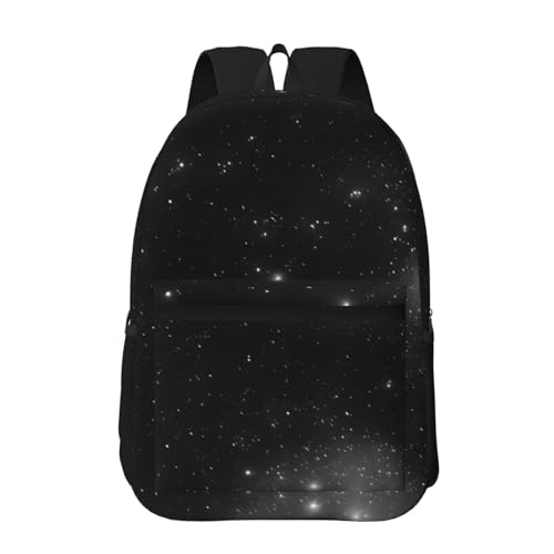 PHAYAH Mochila casual Dream Watermelon para laptop para homens e mulheres para meninos e meninas, mochila leve, Galáxia preta e branca, tamanho �nico