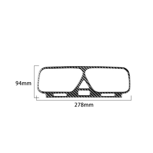 Pegatinas para coche de panel interior VW Scirocco 2008-2017 y aire acondicionado central 2