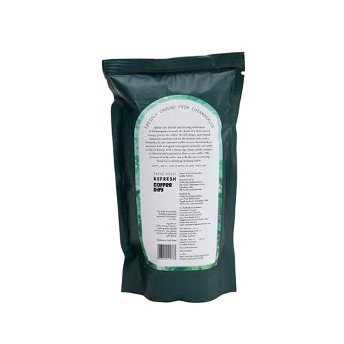 Image of Cafe Coffee Day Refresh 60% Coffee 40% Chicory - 200Gm | Medium To Dark Roast | South Indian Filter Coffee | Fresh From Chikmagalur Factory - Bag