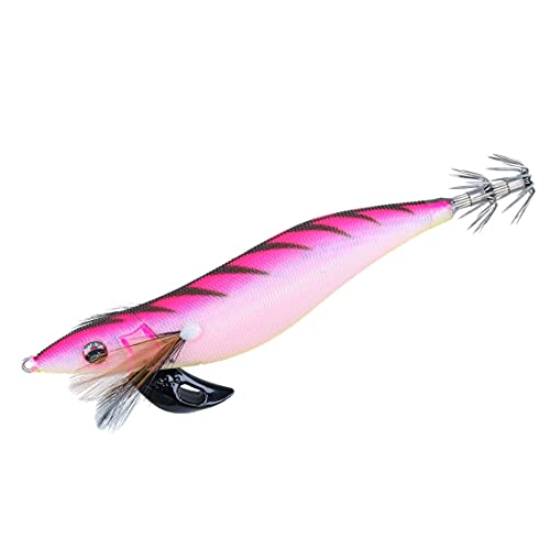 Daiwa Egi Emeraldas Stay Type S RV Lure, No. 3.5, Bone - Cherry Bone