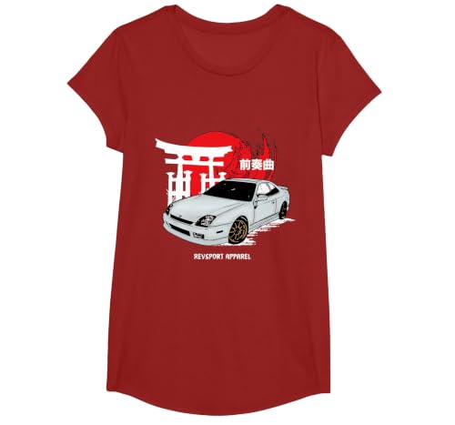Prelude T-Shirt, Girls, Cranberry Red, Small