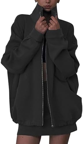 EXLURA Women 2 Piece Sets Fall Airport Outfits 2025 Zip Up Sweatshirt Matching Skorts Sweatsuits Sweat Tracksuit Workout