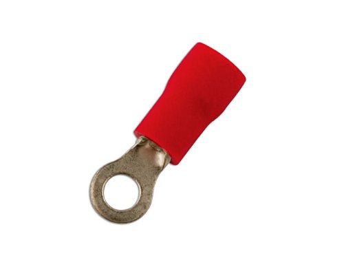 Connect 30143 Red Ring Terminal 3.7mm 100pc