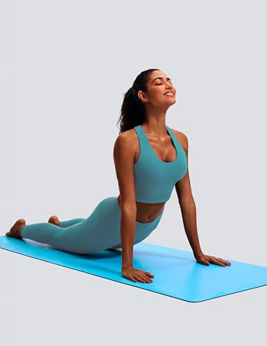 Image of Sports Bras for Women Criss-Cross Back Padded Workout Tank Tops Medium Support Crop Tops for Women