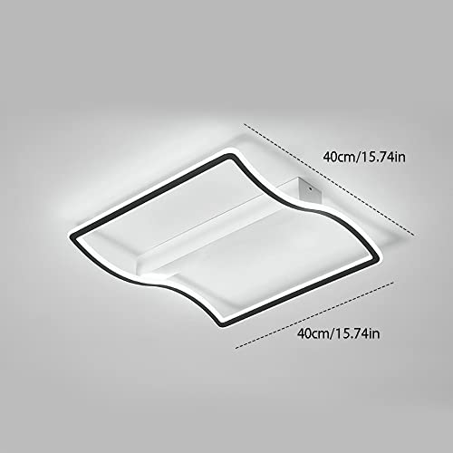 Light creative LED plafond géométrique et moderne pour chambre et bureau - 3