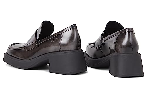 Image of Vagabond Shoemakers Dorah Polish Leather Loafers for Women - Leather Construction - Square Toe