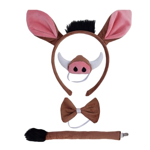 Disfraz de para cosplay, disfraz de animal, traje de fiesta inusual, disfraz de diseño realista para fiestas de Halloween, espectáculos de escenarios y eventos temáticos con ajuste cómodo y V