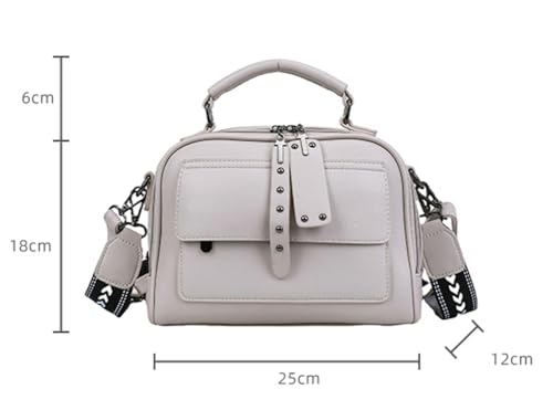 Trendy PU Leather Saddle Handbag Vintage Fashion Tote Shoulder Bag Commuter Travel Cross body Bag for Women 20252