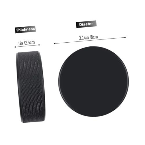 COOLHIYA 9 Pçs Puck Borracha Hóquei Rua Chinelos Dourados Trampolim Para Crianças Rolo Hóquei No Gel