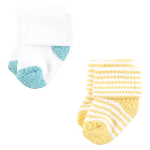 Hudson Baby baby-boys Cotton Rich Newborn and Terry Socks4