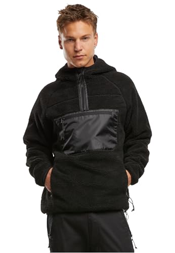 Brandit Teddyfleece Work Pullover 15Y, Farbe: Black, Größe: L