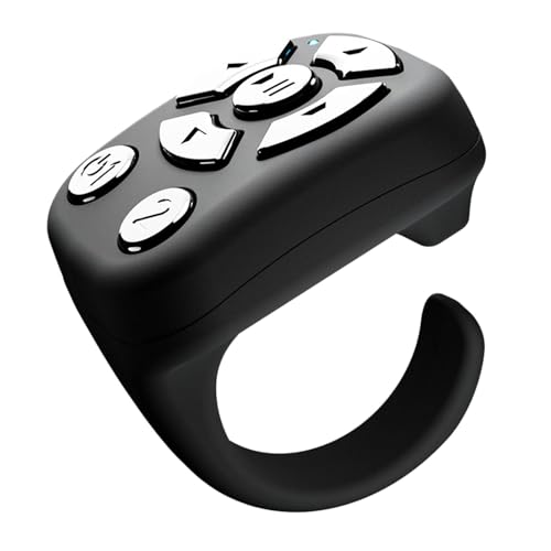 Anillo de desplazamiento con mando a distancia, girador de páginas, portátil, multifunción, accesorios de teléfono para navegar por redes sociales, leer libros electrónicos, reproducir música