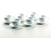 Produktbild Mäser, Serie Colombia, Michkaffee-Obere 34 cl, mit Milchkaffee-Untere 16 cm, Porzellan Geschirr-Set für 6 Personen