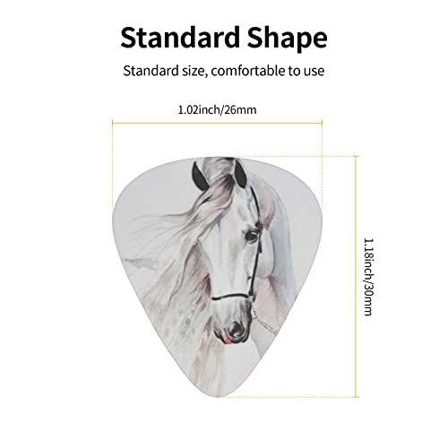 Lot de 12 médiators en forme de cheval d’Andalouse pour guitare basse électrique acoustique - Les Beatles, Paul McCartney, John Lennon, RIngo Starr, George Harrison Lot de 12 médiators en forme de cheval d'Andalouse pour guitare basse électrique acoustique – Image 5
