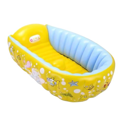 Bassin gonflable bébé pour le bain à la maison baignoire isotherme sécurisée Homoyoyo