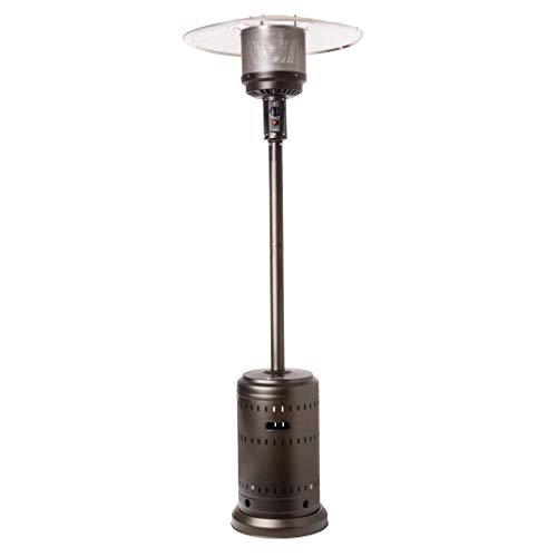 Buy Fire Sense 62785 All Seasons Patio Heater with Wheels 46,000 BTU Output Electronic Ignition