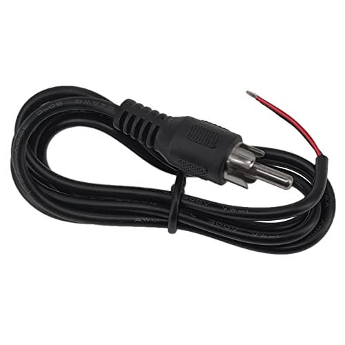 Rca To Bare Wire Speaker Cable, Yeebline 3-Pack 3Ft Rca Male Plug Jack Adapter Connector To Bare Wire Open End Audio Cord For Amplifier Receiver Speakers #TOP7