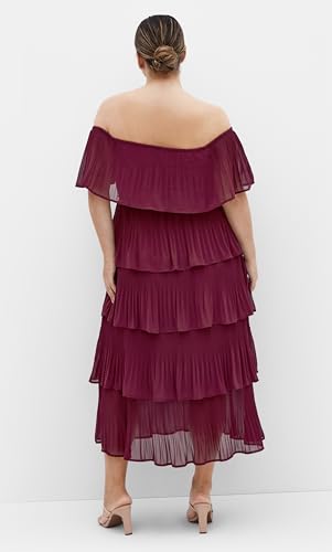 Image of City Chic Women's Plus Size Night Garden Dress
