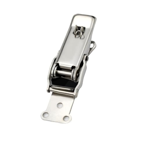 Stainless Steel 304 Heavy Duty DK605 Buckle Tool Box Buckle with Self-Locking Buckle 1Pcs(Carbon Steel)