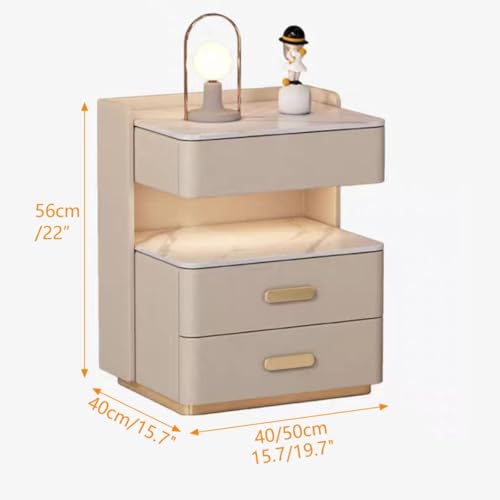 Table d'appoint étroite en bois avec lampe pour gagner de la place - 2