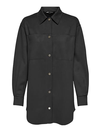 Jacket Femme ONLY Onljoline manteau mi-long en suédine aux finitions haut de gamme