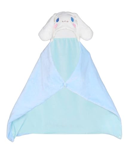 WANHONGYUE Anime Hooded Cape Cloak Wearable Blanket Hoodie Winter Warm Shawl Mantle Flannel Pajamas, Blue/1