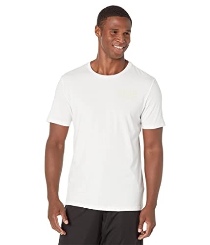T-shirt Puma blanc col rond coupe ample style basketball
