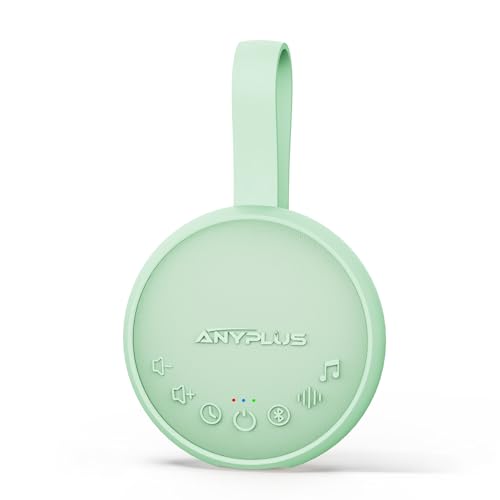 Image of White Noise Sound Machine for Sleeping Adults & Baby, Portable Noise Machine with 24 Soothing Sounds, Bluetooth 5.1, Battery Powered, 3 Timer Settings, Memory Function for Home, Office, Travel (Green)