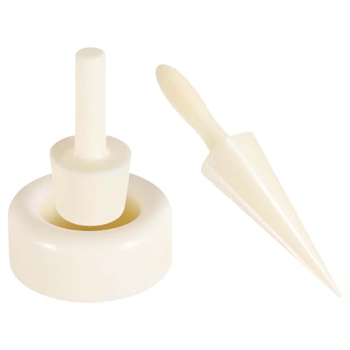 Xafrstyu 2 Stück Waffelkegelroller, Eiswaffelformer, Eishörnchenformer, Eiswaffel-Formen für DIY-Werkzeuge für Zuhause, Café, Kuchenladen